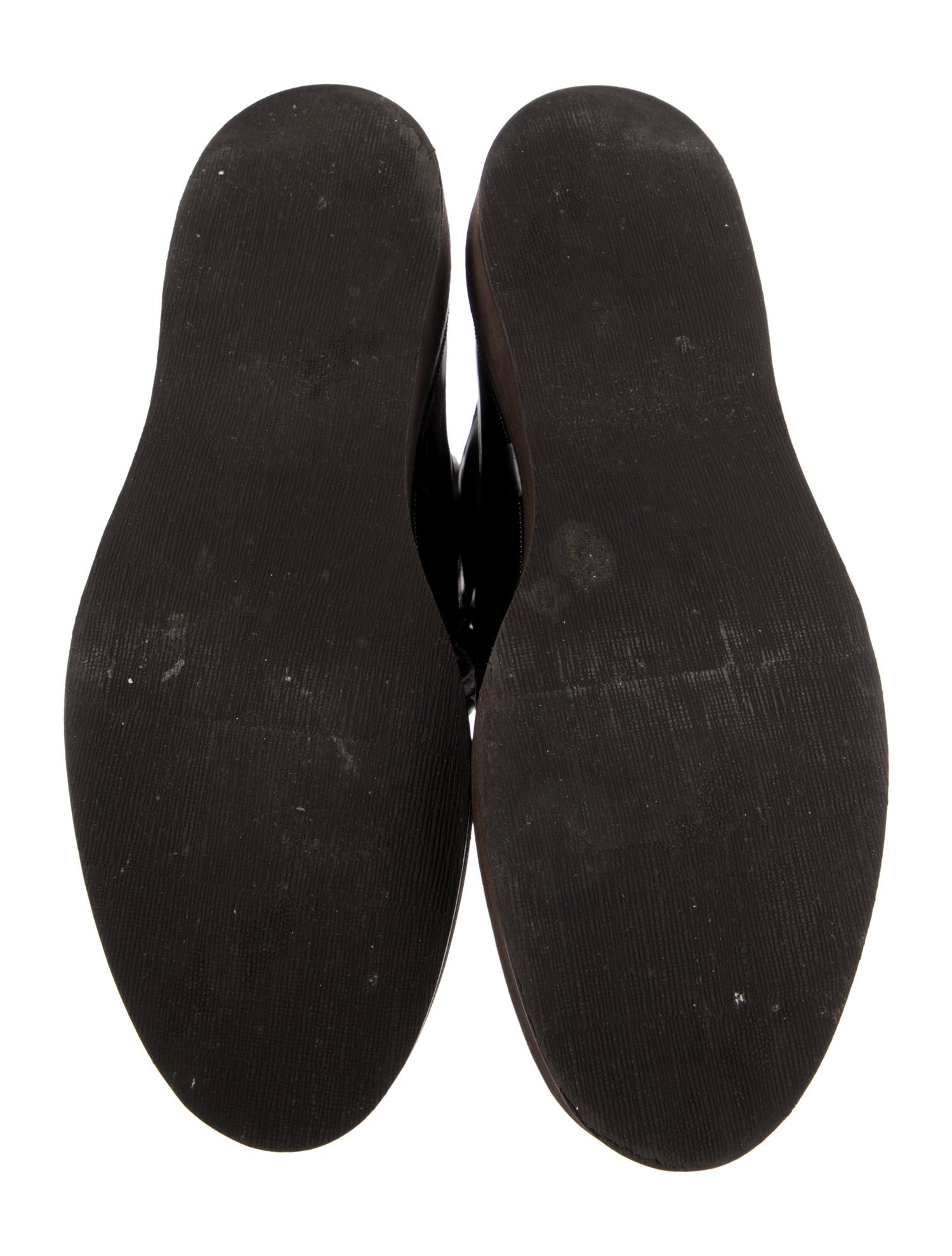 Brunello Cucinelli Patent Leather Beaded Accents Combat Boots